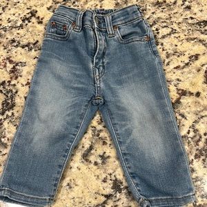 12m baby boy Polo blue jeans